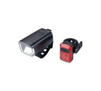 Bbb Stud 50 + Bls-236 Light Set Trasparente 200 / 16 Lumens Black / Red