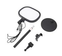 Kit di illuminazione della videoconferenza Light desktop professionale con supporto per telefono Regolabile Luminosità TEMPERATURA DEL COLORE PER Streaming Streaming ABS ABS 23CM