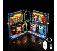 Kit di illuminazione LED compatibile con Lego 10351 Sherlock Holmes Book Nook (non modello), dimmer touch, kit di illuminazione decorativa, compatibile con Lego Sherlock Holmes Book Nook