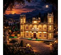 Kit di illuminazione LED per Lego 21373 Downton Abbey (kit Only) | Installazione semplice, cablaggio discreto, ed effetti di illuminazione cinematografica per sublimare il tuo modello