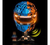 Kit di illuminazione LED per Lego 43017 Team Oscar Piastri Helmet (kit Only)