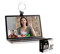 Kit di illuminazione per videoconferenze con clip, per monitor, televisione, computer e laptop, ideale per lezioni da remoto, riunioni su Zoom, streaming, videoconferenze