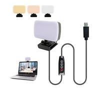 Kit di Illuminazione per Videoconferenze, Tipo a Clip Luce Fotografica Portatile per Fotocamera Mini Luce Video a LED per Fotografie in Live Streaming