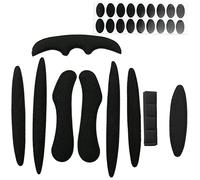 Kit di imbottitura per casco, inserti universali in schiuma per casco da bici, anti-collisione, imbottitura per casco di ricambio per casco da ciclismo (nero)