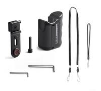 Kit di impugnatura in metallo per Insta360 Acepro2 con funzione anti-goccia e pulsante di otturatore, fornisce una presa sicura per le action cam