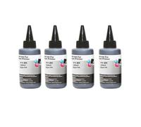 Kit di inchiostro colorante universale da 100 ml BK C M Y compatibile con il CISS di cartucce serbatoio per stampanti a getto d'inchiostro Deskjet(Black x 4)