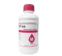Kit di inchiostro DTF da 250 ml per stampanti DTF compatibili e pellicola per animali domestici per vari modelli tra cui I3200 I1600 XP600 TX800 L1800 1390 L805(Magenta)