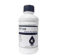 Kit di inchiostro DTF da 250 ml per stampanti DTF compatibili e pellicola per animali domestici per vari modelli tra cui I3200 I1600 XP600 TX800 L1800 1390 L805(BK)
