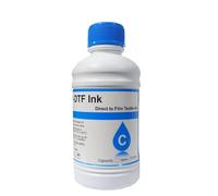 Kit di inchiostro DTF da 250 ml per stampanti DTF compatibili e pellicola per animali domestici per vari modelli tra cui I3200 I1600 XP600 TX800 L1800 1390 L805(Cyan)