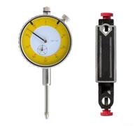 Kit di indicatori da 0 a 1 pollice con quadrante in alluminio antiriflesso in ottone, base magnetica, punti di contatto in acciaio temprato, fori di montaggio multipli da 0,001 pollici, precisione per