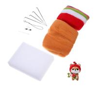 Kit di Infeltrimento ad Ago, Cane di Peluche Fai da Te | Materiali in Lana e Ago, Manuale in Inglese Incluso, per Ornamento Piccolo e Tappetino in Schiuma