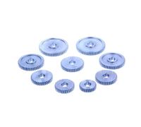 Kit di ingranaggi for mini tornio da 9 pezzi - Ingranaggi in metallo for piccoli torni domestici (codice articolo CJ0618-500)