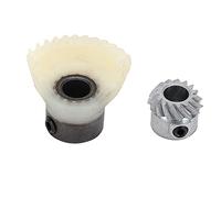 Kit di ingranaggi per macchine da cucire Set di ingranaggi di movimentazione del gancio durevole facile da installare pezzi di ricambio per macchine da cucire meccaniche 2 pezzi di ferro e