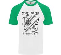 Kit Di Inizio Per Serial Killer Halloween Uomo S/S Maglietta Baseball