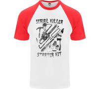 Kit Di Inizio Per Serial Killer Halloween Uomo S/S Maglietta Baseball