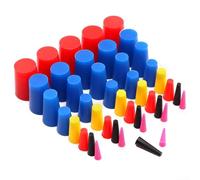 Kit di inserti conici da 40 pezzi realizzati per resistere all'indurimento e alle screpolature in caso di esposizione continua a fonti di calore a 600 °C