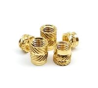 Kit di inserti for inserti in ottone e rame da 100-1300 pezzi, set M1.4 M1.6 M2 M2.5 M3 M4 M5 M6 for stampa 3D con filettatura zigrinata a caldo e fusione(M2M2.5M3M4 1300pcs)