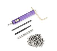 Kit di inserti per la riparazione della filettatura in acciaio inossidabile M5 * 2D da 50 pezzi Set di attrezzi manuali compatibili per la riparazione automatica
