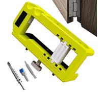 Kit di installazione cerniera, modello cerniera porta,Kit di installazione chiavistello porta modello cerniera router | Mortatrice incernierata regolabile, strumento elettrico per scalping