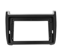 Kit Di Installazione Cornice Audio Stereo Auto 2 DIN Da 9 Pollici Con Pannello DVD Per VW Per Polo 2011 2012 2013 2014 2015 2016 POMPOMPUR(Black)