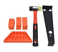 Kit di installazione del pavimento in legno in laminato set rafforzato martello a doppio viso distanziatori a barra pesante che toccano il blocco arancione nero rosso domestico