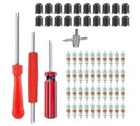 Kit di installazione e rimozione del nucleo valvola da 64 pezzi.