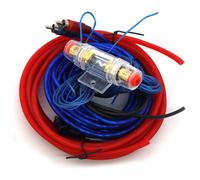 Kit di installazione per cablaggio di amplificatori professionali ad alte prestazioni per subwoofer auto, include cavo di alimentazione e do