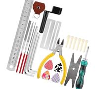 kit di installazione per chitarra Kit Di Strumenti Per La Riparazione Di Chitarra Da 26 Pezzi E Kit Di Strumenti Per La Manutenzione Della Borsa Per Il Trasporto Per Strumento Musicale Basso Ukulele