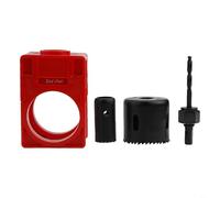 Kit di installazione per serratura della porta, modello regolabile per porte da 35 mm a 43 mm con foro da 1 pollice e 2-1/8 pollici, set per foratura serratura in legno, compatibile con entrata da 60