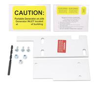 Kit di interblocco del generatore Interruttore Blocco di sicurezza professionale in lega di alluminio durevole per pannelli verticali da 150 o 200 A con spaziatura da 3 1/4 a 4