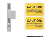 Kit di interblocco generatore per l'uso con pannelli Murray per Gould 150 200 Amp Adatto per interruttori automatici principali per interconnessione elettrica sicura (SD200SA)