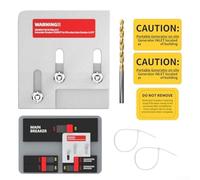 Kit di interblocco generatore per pannelli Homeline da 150 e 200 Amp, staffa interruttore in lega di alluminio spaziatura da 1-3/8 pollici con hardware di installazione ed etichette