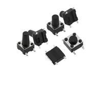 Kit di interruttori a pulsante touch, 1000 pezzi, 6 x 6 mm, altezza: 4,3/5/6/7/8/9/10/11/12/13 mm, interruttore SMD 6 x 6, interruttore a chiave patch (H 9 mm)