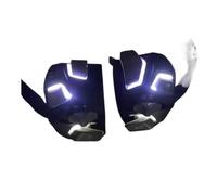 Kit di interruttori per il manubrio delle moto 7/8" 22mm | Kit completo per la regolazione della barra laterale con retroilluminazione LED(White)