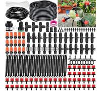 Kit di Irrigazione a Goccia, 50M+25M Micro Drip Irrigation Kit Irrigazione Automatica Sprinkler Irrigazione Sistema Giardino Irrigazione Serra Sistema