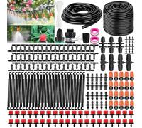 Kit di Irrigazione a Goccia, 50M+8M Micro Drip Irrigation Kit Irrigazione Automatica Sprinkler Irrigazione Sistema Giardino Irrigazione Serra Sistema, letto di fiori e terrazze