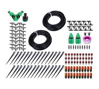 Kit di irrigazione a goccia automatico, kit di irrigazione a goccia,Kit di irrigazione - ACCESSORI DI ARREGGAMENTO STEMPS RIPIATO 98FT per la manutenzione dei fiori del patio