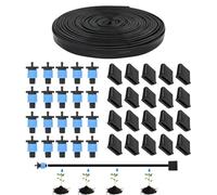 Kit di irrigazione a goccia, sistema di irrigazione del giardino, sistema di irrigazione automatico regolabile - risparmio di acqua, resistente alle intemperie e forniture da giardinaggio per giardino