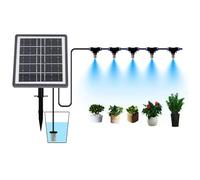 Kit di Irrigazione Solare Automatica a Goccia, di Irrigazione Solare per Giardino con 12 modalità di Temporizzazione, Dispositivo di Irrigazione Automatico Faite