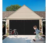 Kit di isolamento invernale per porte doppie da garage, resistente alle intemperie, insonorizzante, antivento, tenda magnetica per porta del garage, migliora l'efficienza energetica e il comfort