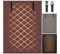 Kit di Isolamento per Finestre Impermeabile, Antivento Tende Termica Oxford Rinforzato Tende Termiche Isolanti 50cm 140cm 160cm 200cm Tendes Isolante Inverno per Balcone(Brown,30x71in/75x180cm)