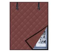 Kit di Isolamento per Finestre, Tende Termiche Isolanti per Il Freddo per Inverno ed Estate, 50x80 100x220 120x150 180x280cm Isolante Termico Adesivo(Marrone,26x79in/65x200cm)