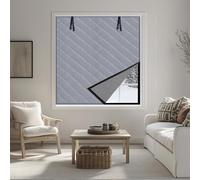 Kit di Isolamento per Finestre, Tende Termiche Isolanti per Il Freddo per Inverno, Isolante Termico Adesivo Riduce il Freddo e il Calore, Copertura Isolante Invernali(Gray,50x70cm)