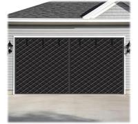 Kit di Isolamento per Porte da Garage Resistenti - Copertura Termica Magnetica per Linverno, Schermo per La Privacy E Coperta A Risparmio Energetico per Garage Black 13 * 8ft