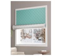 Kit di isolamento termico for finestre for l'inverno, copertura oscurante autoadesiva, pellicola invernale senza foratura for mantenere il caldo dentro e il freddo fuori(Green,120x220cm)