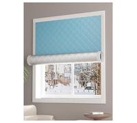 Kit di isolamento termico for finestre for l'inverno, copertura oscurante autoadesiva, pellicola invernale senza foratura for mantenere il caldo dentro e il freddo fuori(Blue,180x200cm)