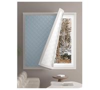 Kit di isolamento termico for finestre - Pronto for l'inverno, autoadesivo, copertura oscurante for tenere fuori il freddo e dentro il caldo, riduzione del rumore(Blue,120x200cm/47.2x78.7in)