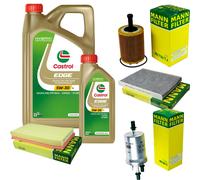 Kit Di Ispezione Filtro Castrol 6L Olio 5W30 Per VW New Beetle 9C1 1C1 2.3 V5