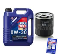 Kit Ispezione Filtro LIQUI MOLY Olio 5L 0W-30 per Honda Jazz II GD 1.3 1.2 i-Dsi