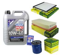 Kit Di Ispezione Filtro LIQUI MOLY Olio 5L 10W-40 Per Citroën Xantia X1 1.8I 16V